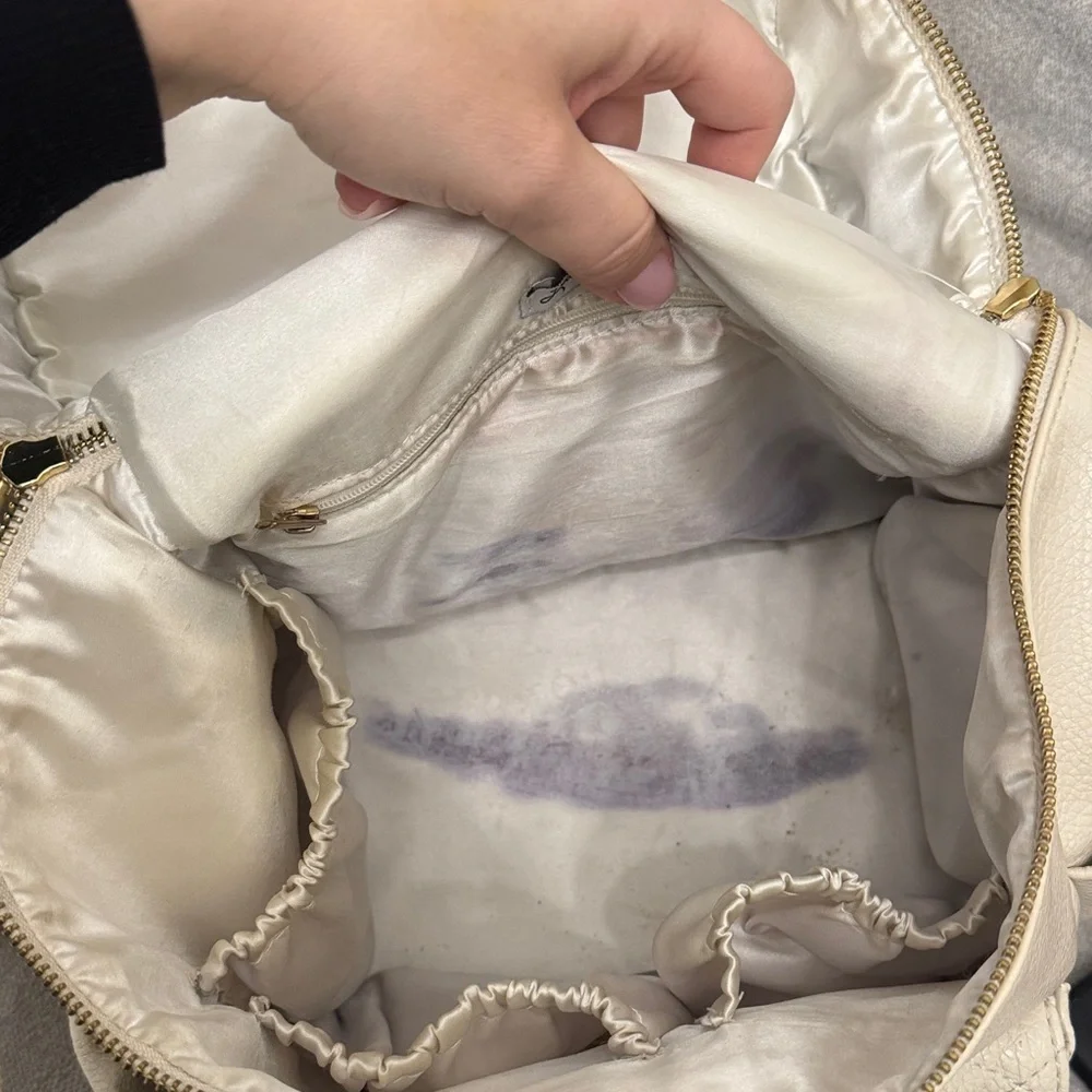Cream Backpack